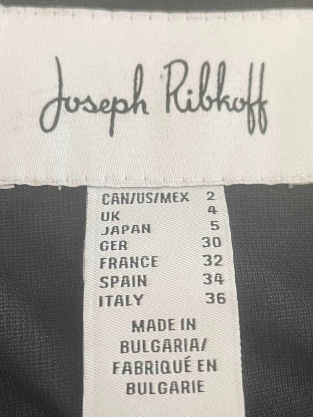 Joseph Ribkoff Cap Sleeve Boat Neck Lined Abstract Print Jersey Dress Blk Wht 2 - Picture 7 of 9